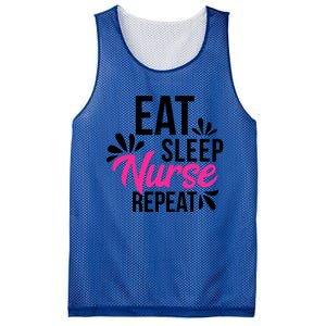 Eat Sleep Nurse Repeat Motivational Gift Ace003a Gift Mesh Reversible Basketball Jersey Tank