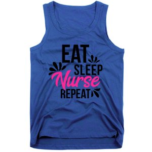 Eat Sleep Nurse Repeat Motivational Gift Ace003a Gift Tank Top