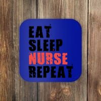 Eat Sleep Nurse Repeat Motivational Gift Ace003c Gift Coaster