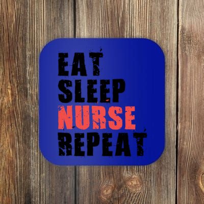 Eat Sleep Nurse Repeat Motivational Gift Ace003c Gift Coaster