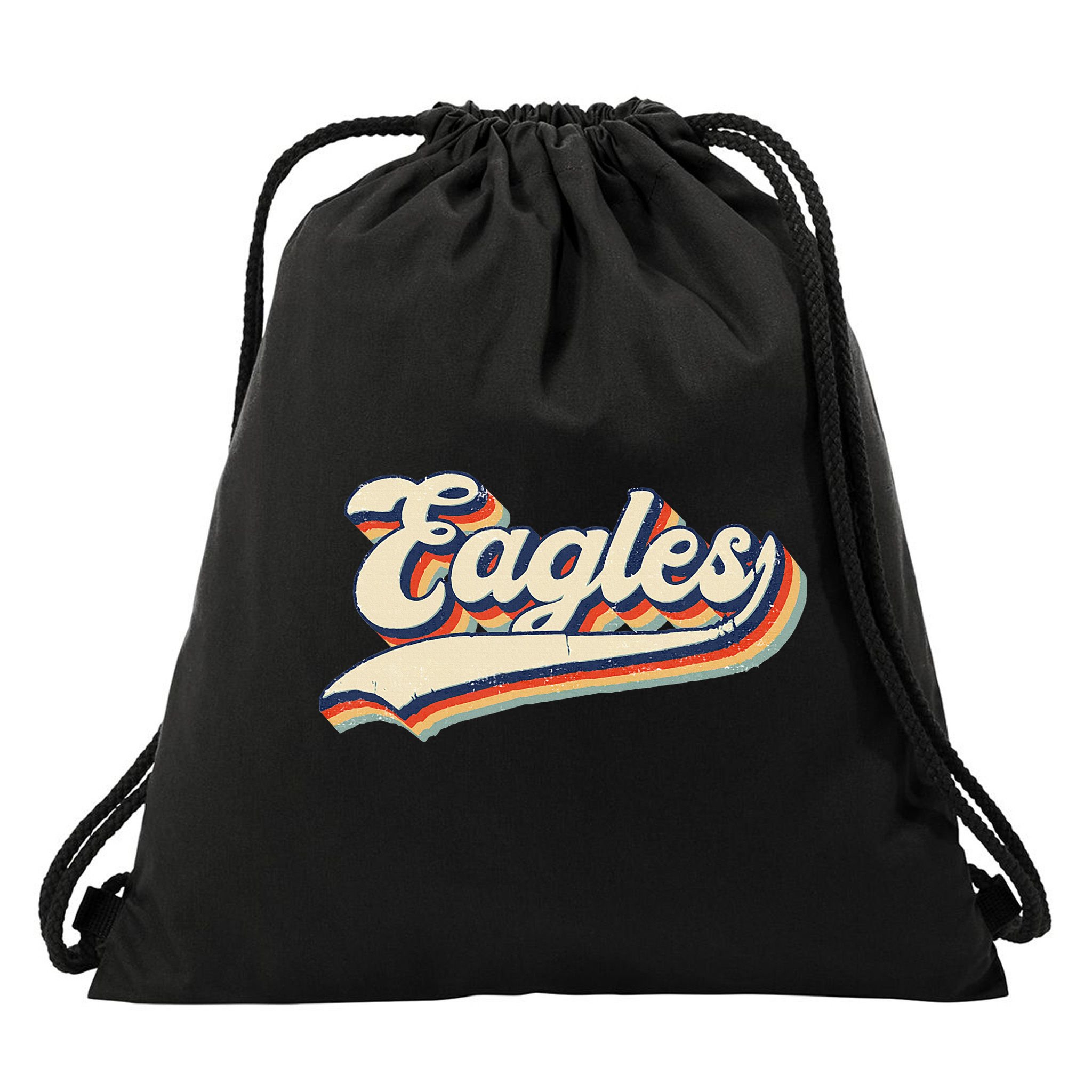 Eagles Sports Name Drawstring Bag