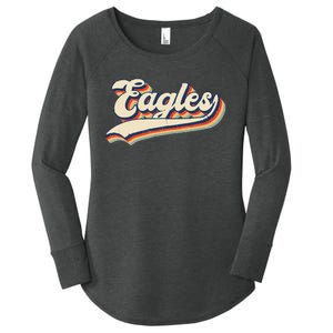 Eagles Sports Name Women's Perfect Tri Tunic Long Sleeve Shirt