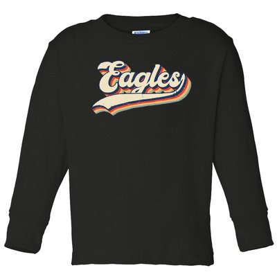 Eagles Sports Name Toddler Long Sleeve Shirt