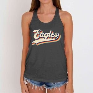 Eagles Sports Name Women's Knotted Racerback Tank