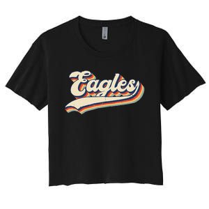 Eagles Sports Name Women's Crop Top Tee