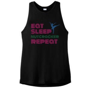 Eat Sleep Nutcracker Repeat Ballet Perforce Funny Gift Ladies PosiCharge Tri-Blend Wicking Tank