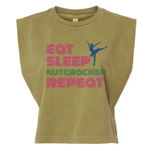 Eat Sleep Nutcracker Repeat Ballet Perforce Funny Gift Garment-Dyed Women's Muscle Tee