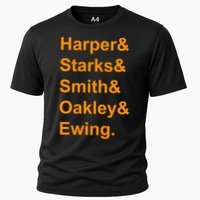 Ewing Starks Oakley Smith Harper Team Funny Name Basketball Fan Cooling Performance Crew T-Shirt