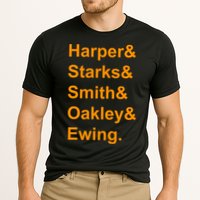 Ewing Starks Oakley Smith Harper Team Funny Name Basketball Fan Cooling Performance Crew T-Shirt