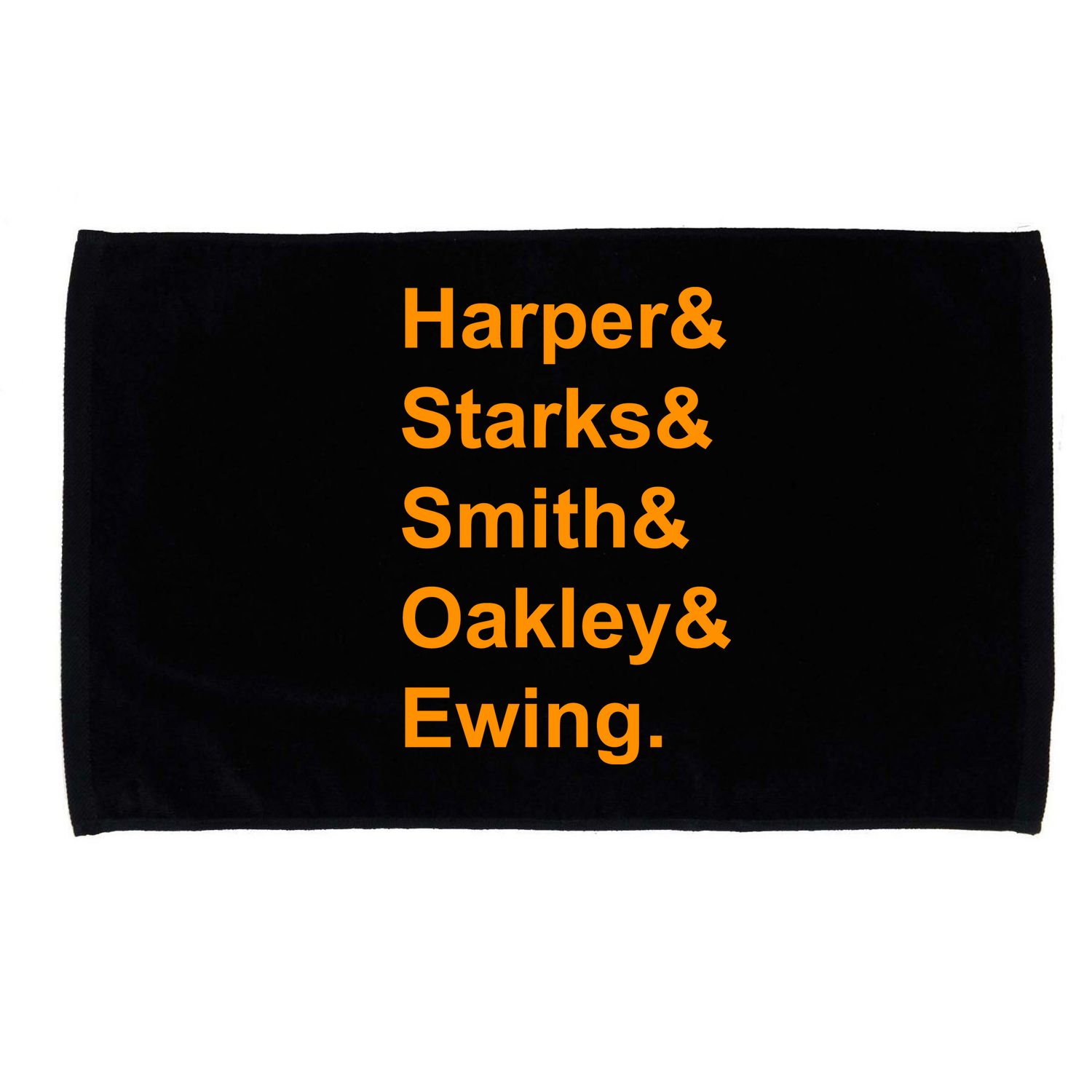 Ewing Starks Oakley Smith Harper Team Funny Name Basketball Fan Microfiber Hand Towel