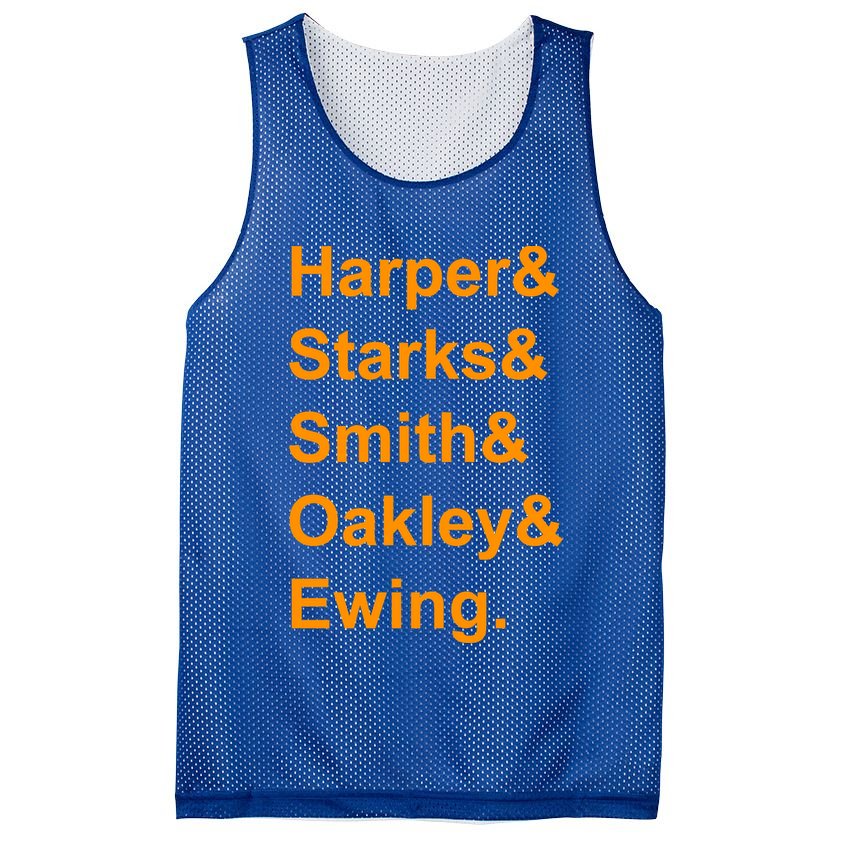 Ewing Starks Oakley Smith Harper Team Funny Name Basketball Fan Mesh Reversible Basketball Jersey Tank