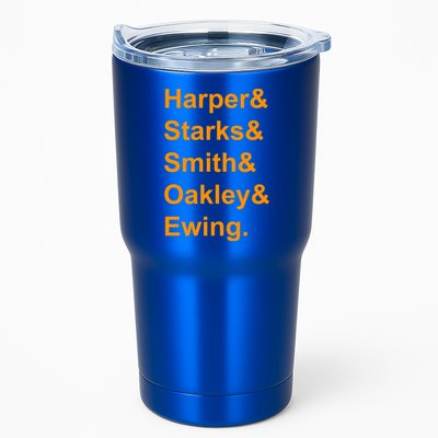 Ewing Starks Oakley Smith Harper Team Funny Name Basketball Fan Tumbler