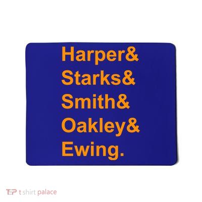Ewing Starks Oakley Smith Harper Team Funny Name Basketball Fan Mousepad