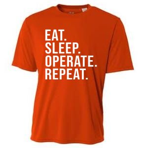 Eat Sleep Operate Repeat Scrub Tech Operating Room Nurse Gift Cooling Performance Crew T-Shirt