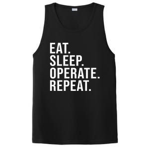 Eat Sleep Operate Repeat Scrub Tech Operating Room Nurse Gift PosiCharge Competitor Tank