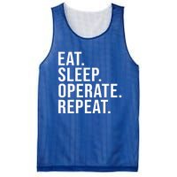 Eat Sleep Operate Repeat Scrub Tech Operating Room Nurse Gift Mesh Reversible Basketball Jersey Tank