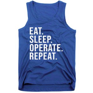 Eat Sleep Operate Repeat Scrub Tech Operating Room Nurse Gift Tank Top