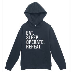 Eat Sleep Operate Repeat Scrub Tech Operating Room Nurse Gift Urban Pullover Hoodie