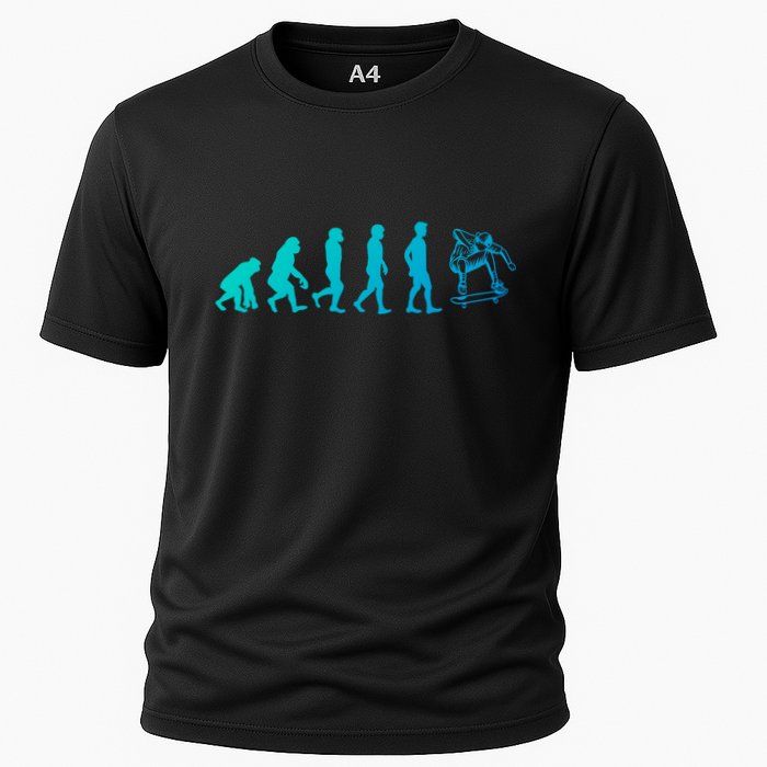 Evolution Skateboarding Ollie Fs 180 Kickflip Heelflip Gift Performance Shirt
