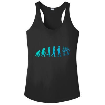 Evolution Skateboarding Ollie Fs 180 Kickflip Heelflip Gift Ladies PosiCharge Competitor Racerback Tank