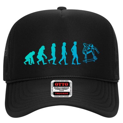 Evolution Skateboarding Ollie Fs 180 Kickflip Heelflip Gift Trucker Hat