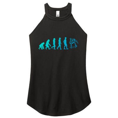 Evolution Skateboarding Ollie Fs 180 Kickflip Heelflip Gift Women's Perfect Tri Rocker Tank