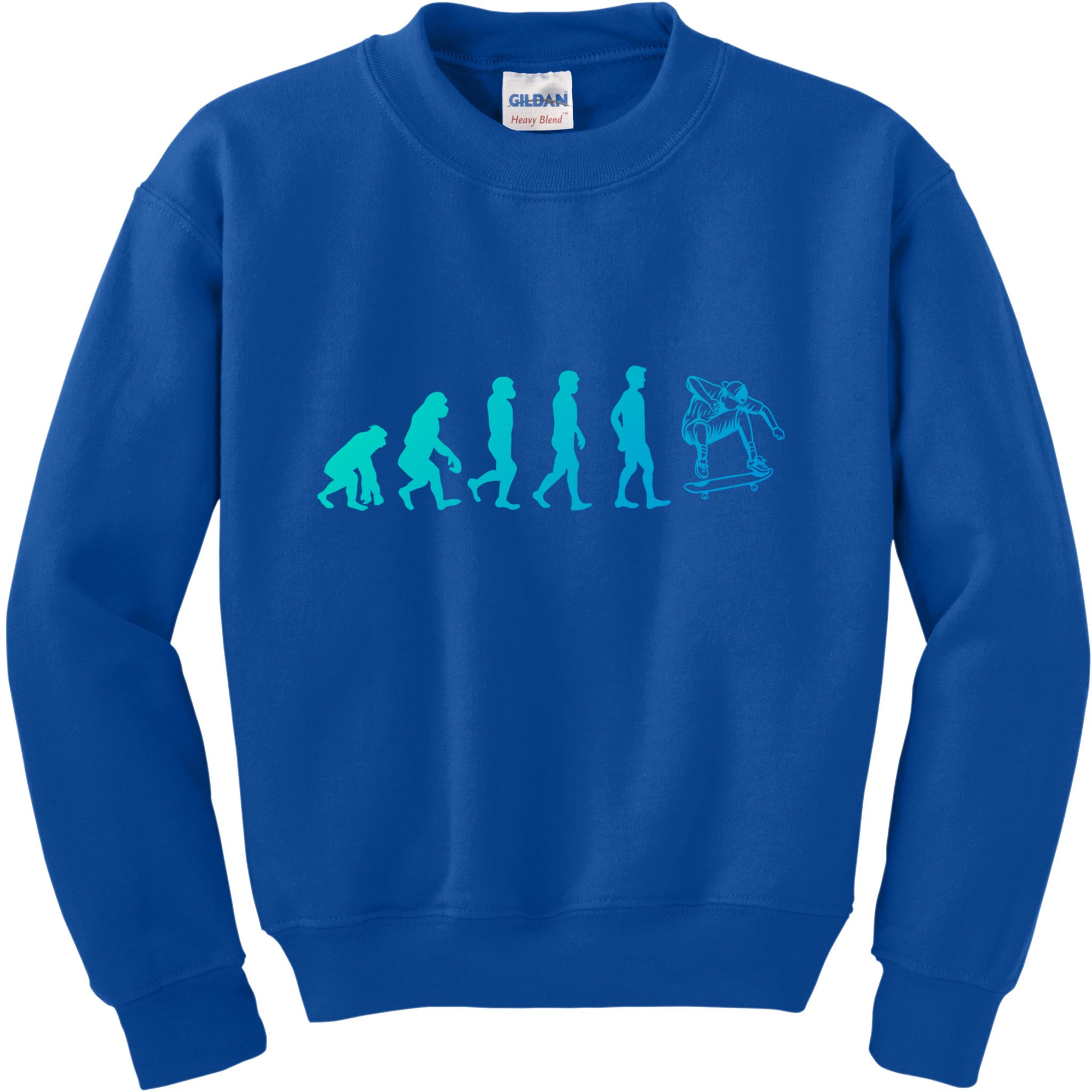 Evolution Skateboarding Ollie Fs 180 Kickflip Heelflip Gift Kids Sweatshirt