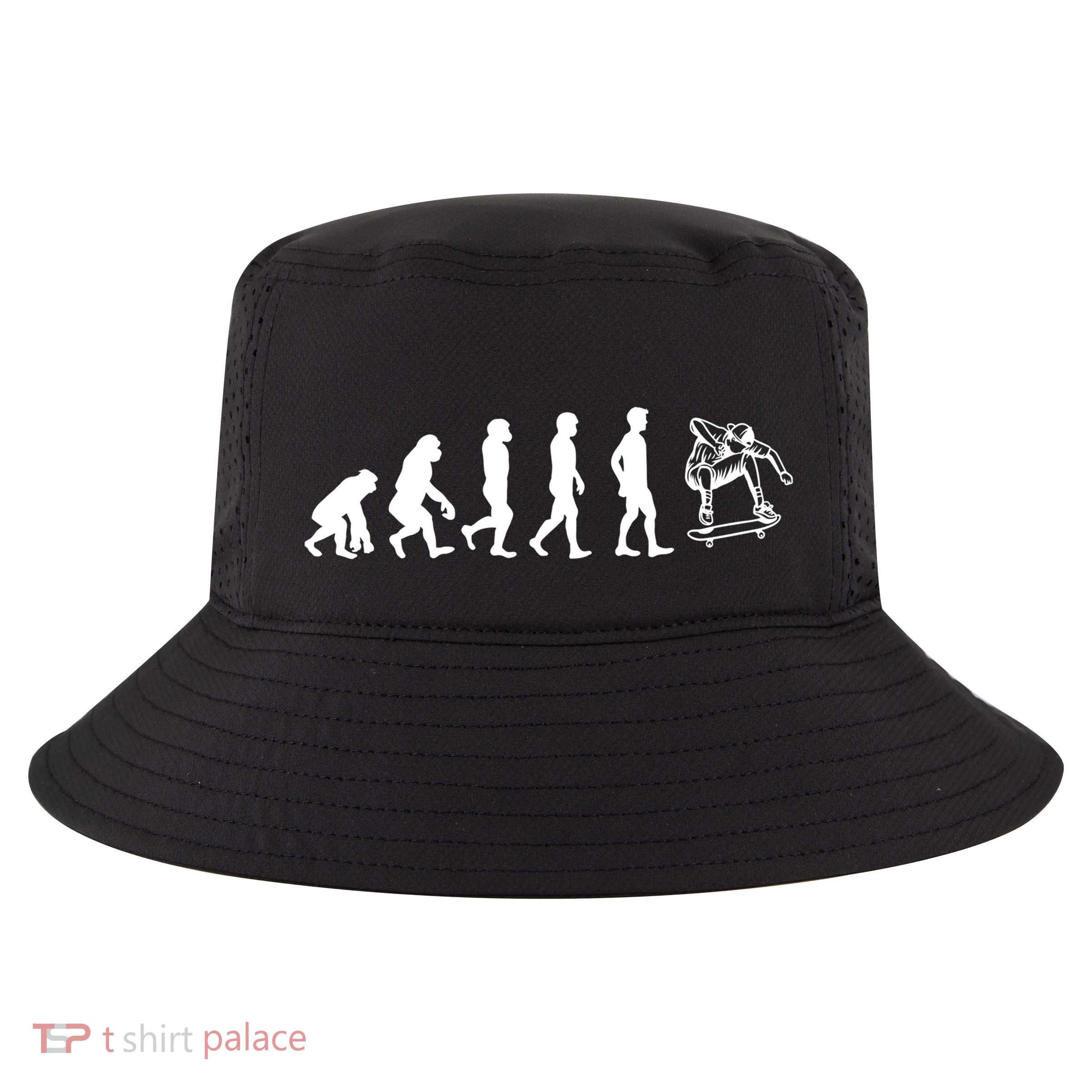 Evolution Skateboarding Ollie Fs 180 Kickflip Heelflip Gift Cool Comfort Performance Bucket Hat
