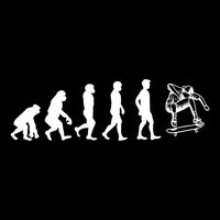 Evolution Skateboarding Ollie Fs 180 Kickflip Heelflip Gift Cooling Performance Crew T-Shirt
