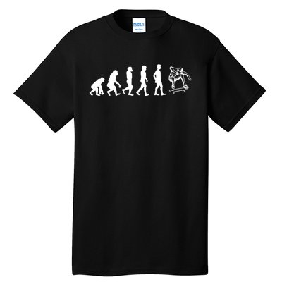 Evolution Skateboarding Ollie Fs 180 Kickflip Heelflip Gift Tall T-Shirt