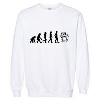 Evolution Skateboarding Ollie Fs 180 Kickflip Heelflip Gift Garment-Dyed Sweatshirt