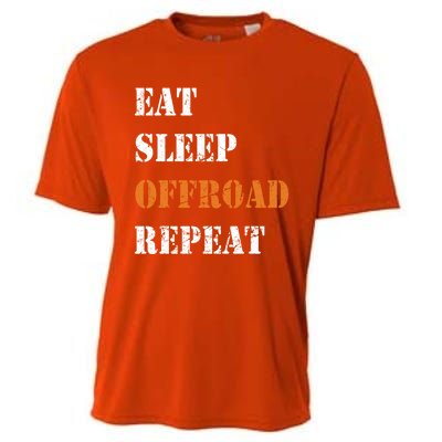 Eat Sleep Offroad Repeat 4x4 Allgiftwheel Gift Cooling Performance Crew T-Shirt