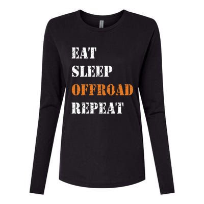 Eat Sleep Offroad Repeat 4x4 Allgiftwheel Gift Womens Cotton Relaxed Long Sleeve T-Shirt