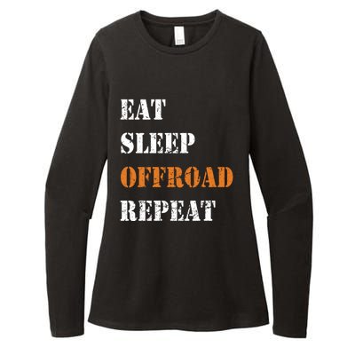 Eat Sleep Offroad Repeat 4x4 Allgiftwheel Gift Womens CVC Long Sleeve Shirt