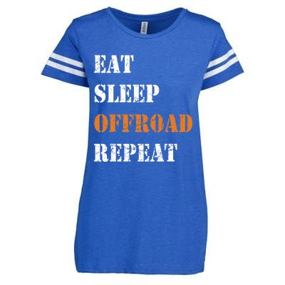 Eat Sleep Offroad Repeat 4x4 Allgiftwheel Gift Enza Ladies Jersey Football T-Shirt