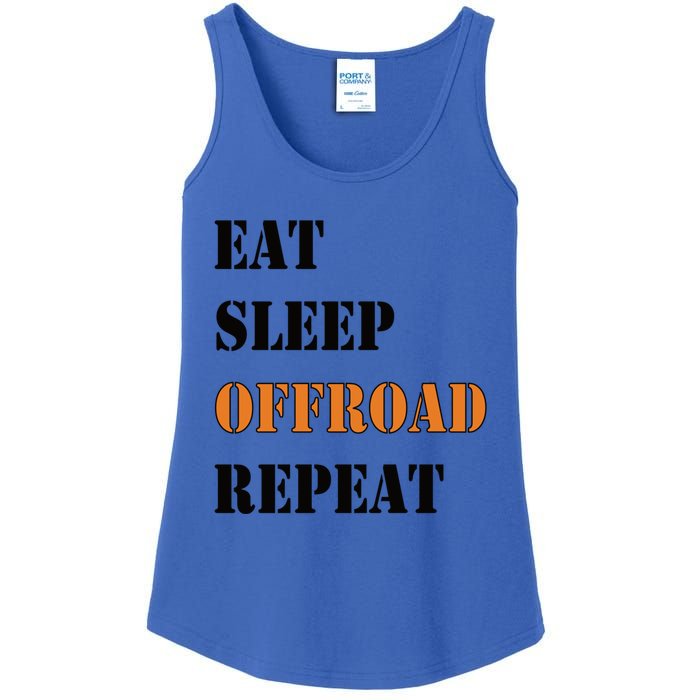 Eat Sleep Offroad Repeat 4x4 Allgiftwheel Gift Ladies Essential Tank