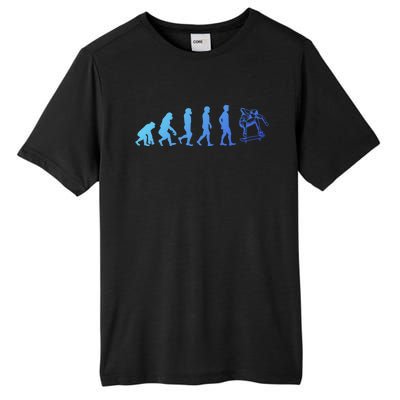 Evolution Skateboarding Ollie Fs 180 Kickflip Heelflip Gift Tall Fusion ChromaSoft Performance T-Shirt