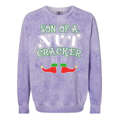 Elf Son Of A Nutcracker Colorblast Crewneck Sweatshirt