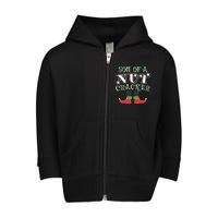 Elf Son Of A Nutcracker Toddler Zip Fleece Hoodie