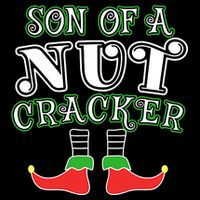 Elf Son Of A Nutcracker Button