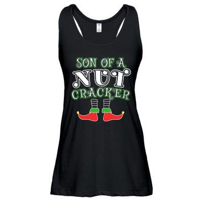 Elf Son Of A Nutcracker Ladies Essential Flowy Tank