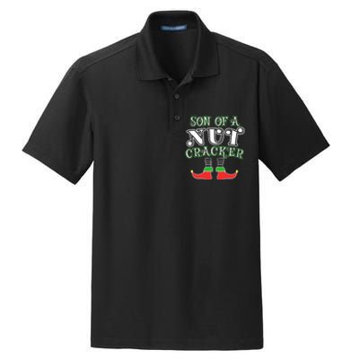 Elf Son Of A Nutcracker Dry Zone Grid Polo