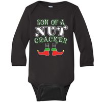 Elf Son Of A Nutcracker Baby Long Sleeve Bodysuit