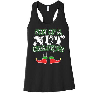 Elf Son Of A Nutcracker Women's Racerback Tank