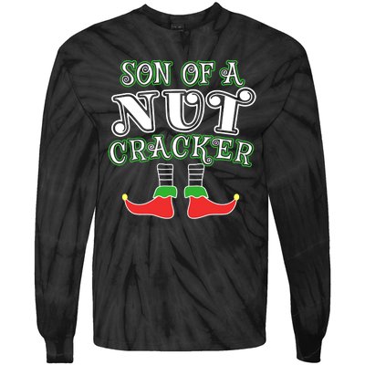 Elf Son Of A Nutcracker Tie-Dye Long Sleeve Shirt