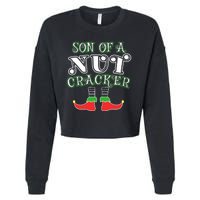 Elf Son Of A Nutcracker Cropped Pullover Crew