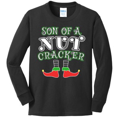 Elf Son Of A Nutcracker Kids Long Sleeve Shirt