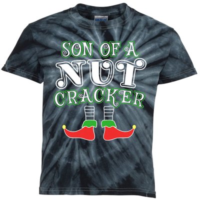 Elf Son Of A Nutcracker Kids Tie-Dye T-Shirt