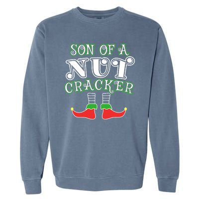 Elf Son Of A Nutcracker Garment-Dyed Sweatshirt