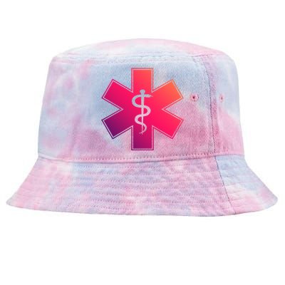 Emt Star Of Life Ems First Responder Emts Gift Tie-Dyed Bucket Hat